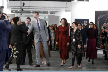 Todas las fotos de la inauguración de ARCO, a la que han asistido los reyes Don Felipe y Doña Letizia