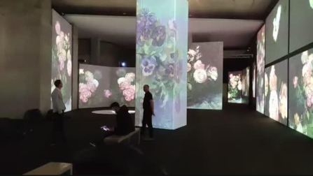 Presentación de la exposición Van Gogh Alive – The Experience en Baluarte.