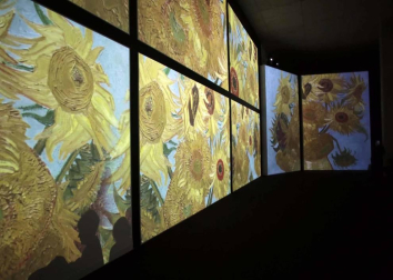 La Sala de la Muralla de Baluarte acoge desde este sábado una muestra multisensorial en la que cobrará vida la obra del artista holandés gracias a las imágenes, luces y sonidos que acompañarán al espectador en un viaje por las etapas pictóricas de Van Gogh.