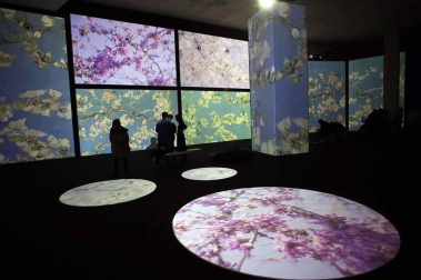 La Sala de la Muralla de Baluarte acoge desde este sábado una muestra multisensorial en la que cobrará vida la obra del artista holandés gracias a las imágenes, luces y sonidos que acompañarán al espectador en un viaje por las etapas pictóricas de Van Gogh.