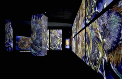 La Sala de la Muralla de Baluarte acoge desde este sábado una muestra multisensorial en la que cobrará vida la obra del artista holandés gracias a las imágenes, luces y sonidos que acompañarán al espectador en un viaje por las etapas pictóricas de Van Gogh.