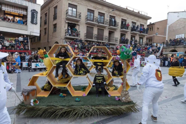 El desfile del concurso de disfraces contó con la participación de 16 grupos, 8 carrozas, 5 infantiles y 2 individuales