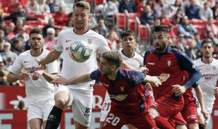 Galería de fotos del partido Sevilla-Osasuna, correspondiente a la 26ª jornada de LaLiga Santander.