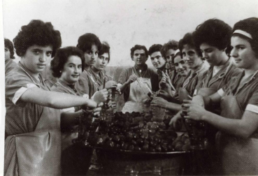 La asociación de Mujeres Adrianesas y Viceversa expone durante esta semana en el vestíbulo del salón de actos de la casa de cultura un centenar de instantáneas que narran la historia de estas mujeres, pioneras y motor de la economía navarra