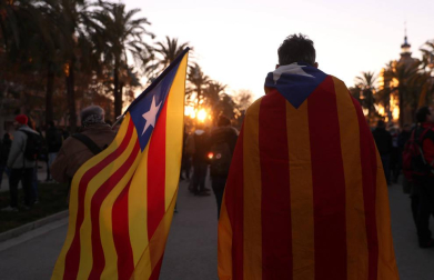 Fotos de la jornada de protestas en Barcelona por la celebración del Consejo de Ministros
