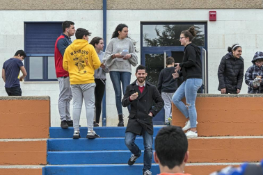 Alumnado del IESO del Camino de Viana durante una jornada lectiva.