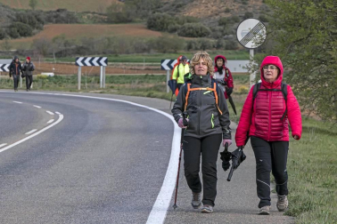 Los peregrinos que partieron de la merindad se enfrentaron a la meteorología y a las bajas temperaturas