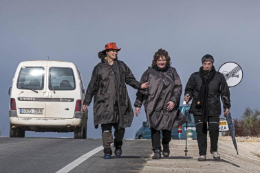Los peregrinos que partieron de la merindad se enfrentaron a la meteorología y a las bajas temperaturas