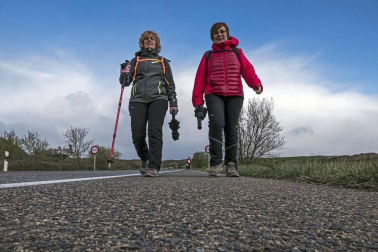 Los peregrinos que partieron de la merindad se enfrentaron a la meteorología y a las bajas temperaturas