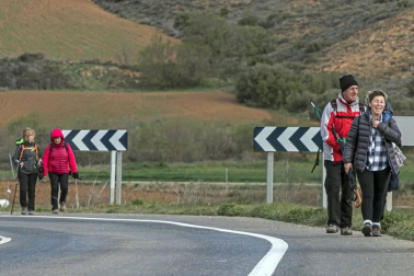 Los peregrinos que partieron de la merindad se enfrentaron a la meteorología y a las bajas temperaturas