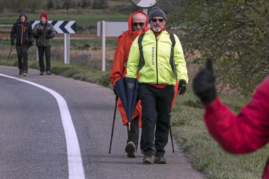 Los peregrinos que partieron de la merindad se enfrentaron a la meteorología y a las bajas temperaturas