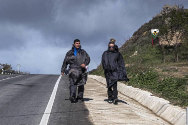 Los peregrinos que partieron de la merindad se enfrentaron a la meteorología y a las bajas temperaturas