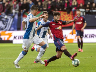 Galería de fotos del partido Osasuna-Espanyol, disputado en El Sadar y correspondiente a la jornada 27 de LaLiga Santander.