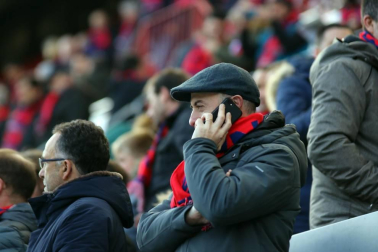 Galería de fotos del partido Osasuna-Espanyol Madrid disputado en El Sadar y correspondiente a la jornada 27 de LaLiga Santander.