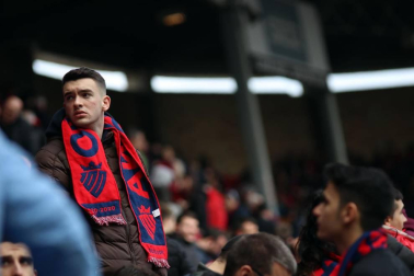 Galería de fotos del partido Osasuna-Espanyol Madrid disputado en El Sadar y correspondiente a la jornada 27 de LaLiga Santander.