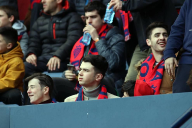 Galería de fotos del partido Osasuna-Espanyol Madrid disputado en El Sadar y correspondiente a la jornada 27 de LaLiga Santander.