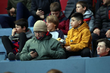Galería de fotos del partido Osasuna-Espanyol Madrid disputado en El Sadar y correspondiente a la jornada 27 de LaLiga Santander.