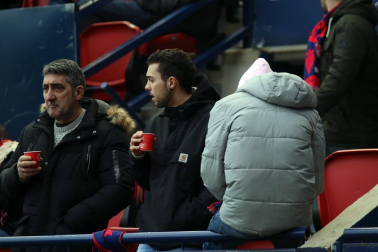 Galería de fotos del partido Osasuna-Espanyol Madrid disputado en El Sadar y correspondiente a la jornada 27 de LaLiga Santander.