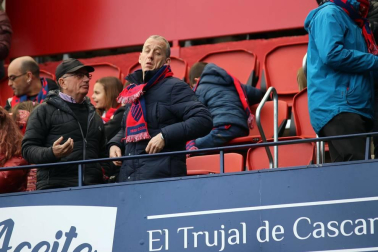 Galería de fotos del partido Osasuna-Espanyol Madrid disputado en El Sadar y correspondiente a la jornada 27 de LaLiga Santander.