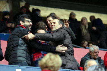 Galería de fotos del partido Osasuna-Espanyol Madrid disputado en El Sadar y correspondiente a la jornada 27 de LaLiga Santander.