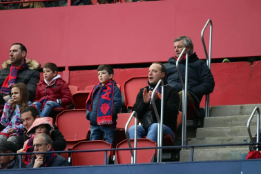 Galería de fotos del partido Osasuna-Espanyol Madrid disputado en El Sadar y correspondiente a la jornada 27 de LaLiga Santander.