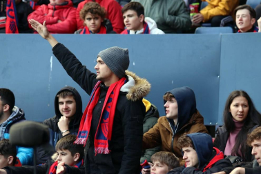 Galería de fotos del partido Osasuna-Espanyol Madrid disputado en El Sadar y correspondiente a la jornada 27 de LaLiga Santander.