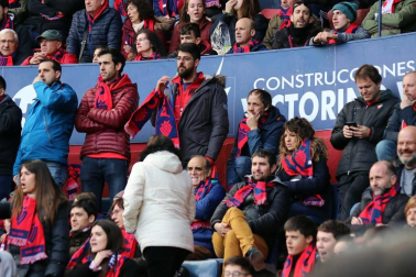Galería de fotos del partido Osasuna-Espanyol Madrid disputado en El Sadar y correspondiente a la jornada 27 de LaLiga Santander.