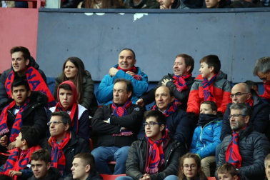 Galería de fotos del partido Osasuna-Espanyol Madrid disputado en El Sadar y correspondiente a la jornada 27 de LaLiga Santander.