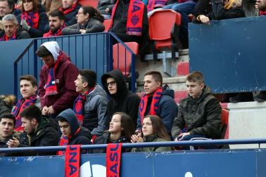 Galería de fotos del partido Osasuna-Espanyol Madrid disputado en El Sadar y correspondiente a la jornada 27 de LaLiga Santander.