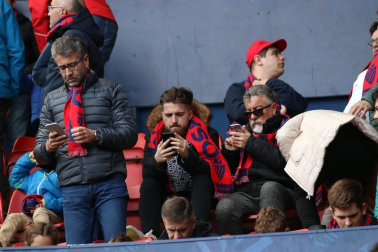 Galería de fotos del partido Osasuna-Espanyol Madrid disputado en El Sadar y correspondiente a la jornada 27 de LaLiga Santander.