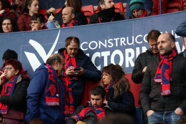 Galería de fotos del partido Osasuna-Espanyol Madrid disputado en El Sadar y correspondiente a la jornada 27 de LaLiga Santander.