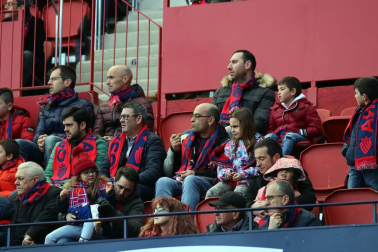 Galería de fotos del partido Osasuna-Espanyol Madrid disputado en El Sadar y correspondiente a la jornada 27 de LaLiga Santander.