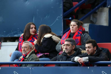 Galería de fotos del partido Osasuna-Espanyol Madrid disputado en El Sadar y correspondiente a la jornada 27 de LaLiga Santander.
