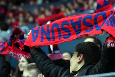 Galería de fotos del partido Osasuna-Espanyol Madrid disputado en El Sadar y correspondiente a la jornada 27 de LaLiga Santander.