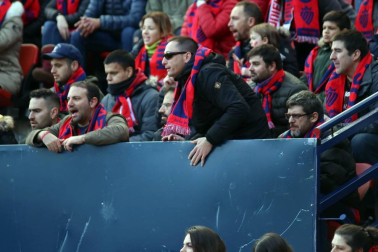 Galería de fotos del partido Osasuna-Espanyol Madrid disputado en El Sadar y correspondiente a la jornada 27 de LaLiga Santander.