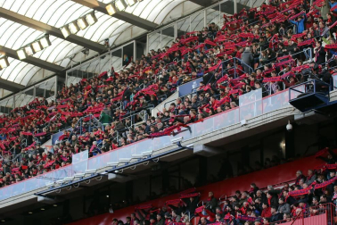 Galería de fotos del partido Osasuna-Espanyol Madrid disputado en El Sadar y correspondiente a la jornada 27 de LaLiga Santander.