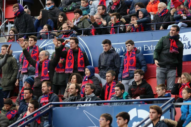 Galería de fotos del partido Osasuna-Espanyol Madrid disputado en El Sadar y correspondiente a la jornada 27 de LaLiga Santander.