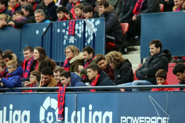 Galería de fotos del partido Osasuna-Espanyol Madrid disputado en El Sadar y correspondiente a la jornada 27 de LaLiga Santander.