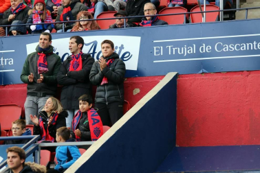 Galería de fotos del partido Osasuna-Espanyol Madrid disputado en El Sadar y correspondiente a la jornada 27 de LaLiga Santander.