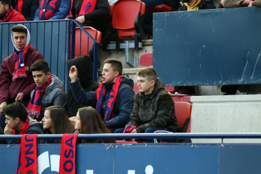 Galería de fotos del partido Osasuna-Espanyol Madrid disputado en El Sadar y correspondiente a la jornada 27 de LaLiga Santander.