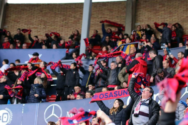 Galería de fotos del partido Osasuna-Espanyol Madrid disputado en El Sadar y correspondiente a la jornada 27 de LaLiga Santander.