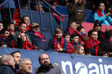 Galería de fotos del partido Osasuna-Espanyol Madrid disputado en El Sadar y correspondiente a la jornada 27 de LaLiga Santander.
