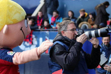 Galería de fotos del partido Osasuna-Espanyol Madrid disputado en El Sadar y correspondiente a la jornada 27 de LaLiga Santander.