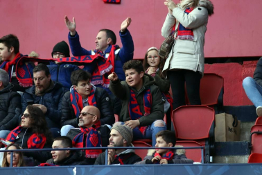 Galería de fotos del partido Osasuna-Espanyol Madrid disputado en El Sadar y correspondiente a la jornada 27 de LaLiga Santander.