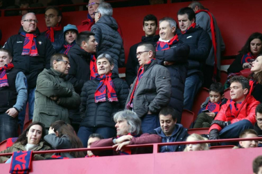 Galería de fotos del partido Osasuna-Espanyol Madrid disputado en El Sadar y correspondiente a la jornada 27 de LaLiga Santander.