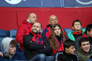 Galería de fotos del partido Osasuna-Espanyol Madrid disputado en El Sadar y correspondiente a la jornada 27 de LaLiga Santander.