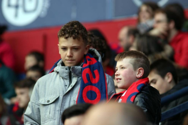 Galería de fotos del partido Osasuna-Espanyol Madrid disputado en El Sadar y correspondiente a la jornada 27 de LaLiga Santander.