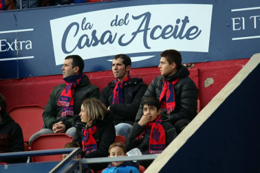 Galería de fotos del partido Osasuna-Espanyol Madrid disputado en El Sadar y correspondiente a la jornada 27 de LaLiga Santander.