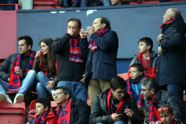 Galería de fotos del partido Osasuna-Espanyol Madrid disputado en El Sadar y correspondiente a la jornada 27 de LaLiga Santander.