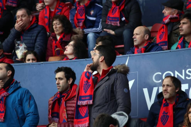Galería de fotos del partido Osasuna-Espanyol Madrid disputado en El Sadar y correspondiente a la jornada 27 de LaLiga Santander.